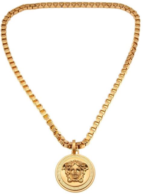 versace box chain|Versace gold chains for men.